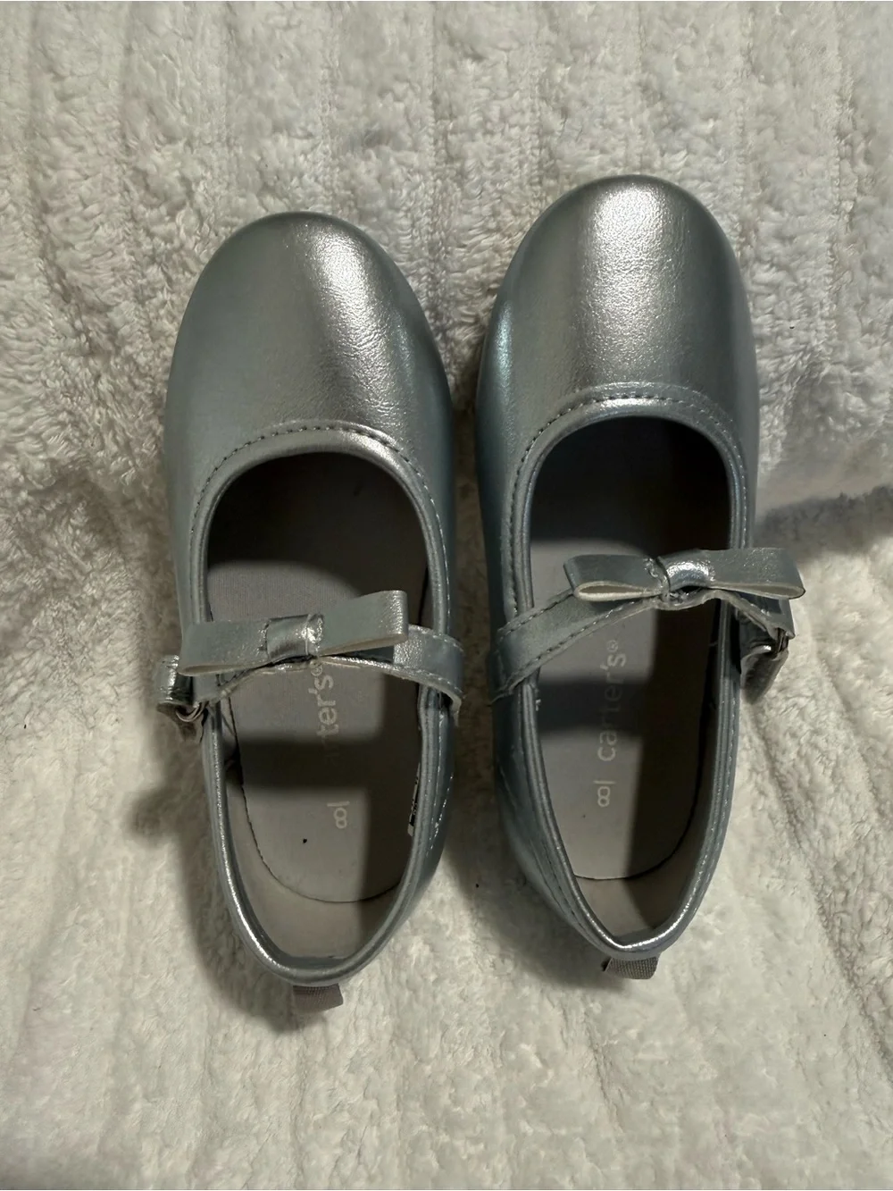 Carters shiny silver